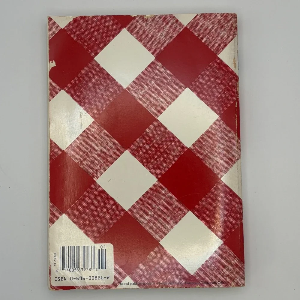 Better Homes and Gardens New Cook Book 1989 Plaid Binder Vintage Paperback